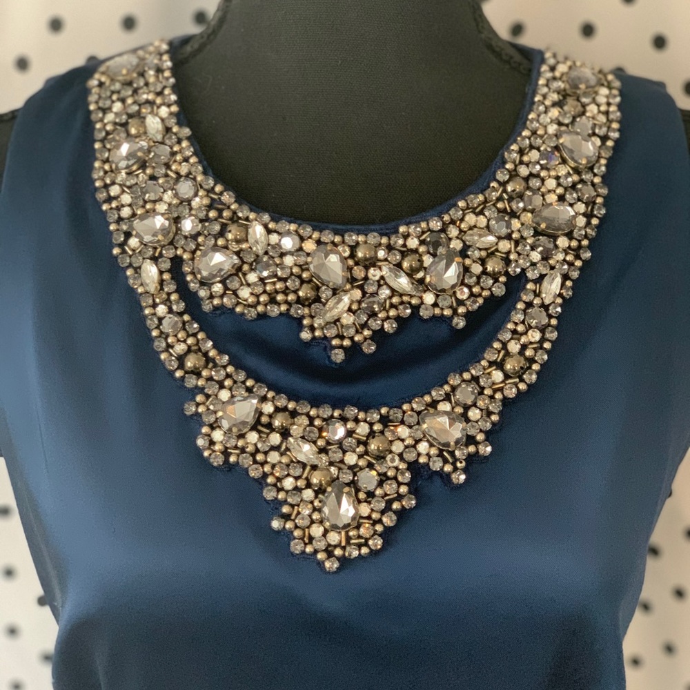 Laundry by Shelli Segal Embellished Cocktail Dress